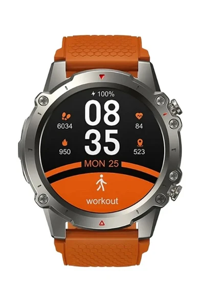 Zeblaze Vibe 7 Lite - Electric Orange Akıllı Saat - Spo2 (KAN OKSİJENİ) Izleme, Uyku Izleme,çoklu Spor Modu ürün görseli 1