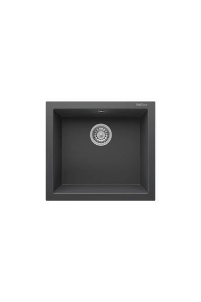 RealStone Real Stone K005 Gordion 52 Antrasit Granit Mutfak Eviyesi ürün görseli 1