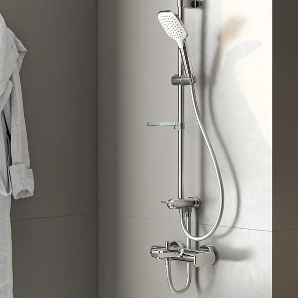 Novella Banyo Bataryası-Krom - Resim 2