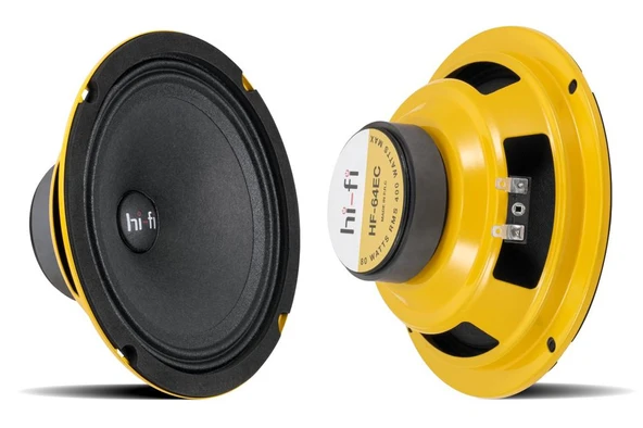 Hi-Fi HF-64EC 16cm 6" 400 Watt Max Power+80 Watt Rms Sarı Platinium 16 Cm Midrage ürün görseli 1