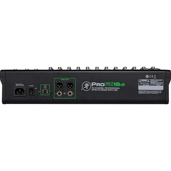 MACKİE PROFX16 V3 16 KANAL MİKSER - Resim 3
