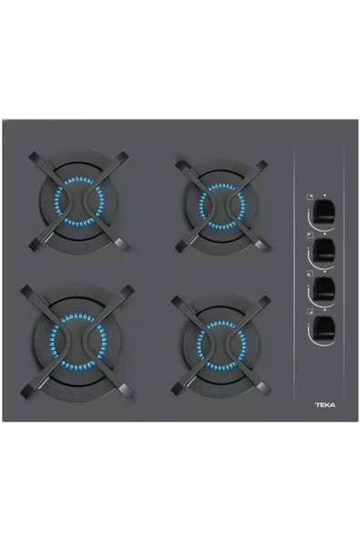 Teka GBC 64002 KBC ST Döküm ızgara Gri Ankastre Ocak ürün görseli 1