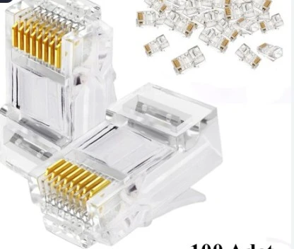 Herz RJ45 Cat6 Jack Soket - 100 Lü Paket Halinde ürün görseli 1