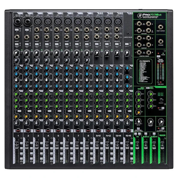 MACKİE PROFX16 V3 16 KANAL MİKSER ürün görseli 1