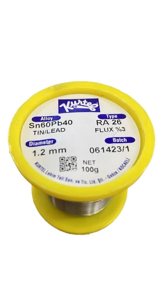 Kurtel K1020 100 Gram 1.2mm Makara Lehim Teli ürün görseli 1