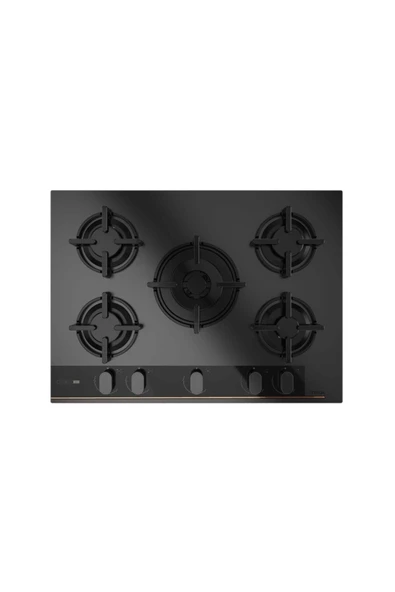 Teka GBC 75-G1 İNFİNİTY MAT SİYAH 70 CM. 5 GÖZLÜ CAM ANKASTRE OCAK ürün görseli 1