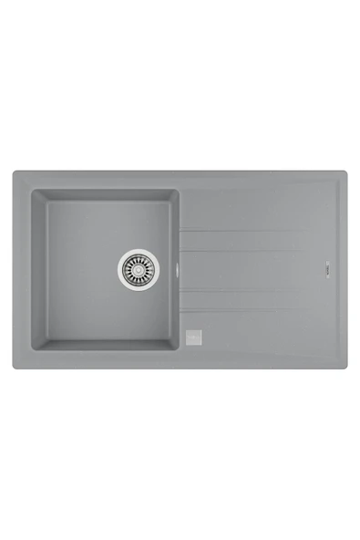 Teka STONE 50 B-TG METALİK GRİ TEZGAHÜSTÜ GRANİT EVYE ürün görseli 1