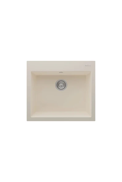 RealStone REAL STONE K02 DIDYMA 60 KREM GRANİT EVİYE ürün görseli 1