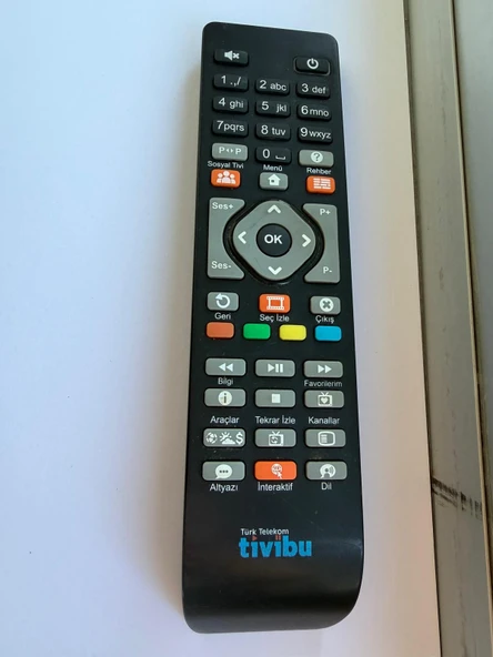 Tivibu 5786 HD Orijinal Blisterli Uydu Kumandası ürün görseli 1