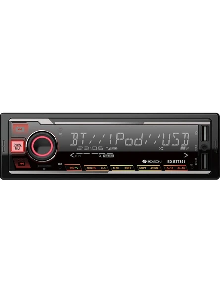 Edison ED-BT7851 Mp3 Çalar/fm Radyo/usb/aux/sd/bt/2 Amfi ÇIKIŞ/4*60W/APP Kontrol/kumanda Oto Teyp ürün görseli 1