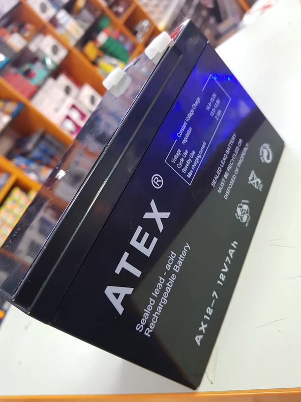 Atex 12 Volt 7 Amper Kuru Akü ürün görseli 1