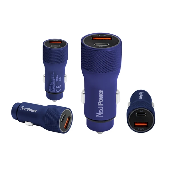 Next Power NP525 USB/PD Araç içi Hızlı Şarj Adaptörü - Lacivert ürün görseli 1