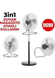 İnova Marsstar MS-18 Asil 18"5 Pervaneli 90 Watt Ayaklı Sanayi Tipi Vantilatör ürün görseli 1
