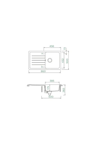 Schock Pinedo D-100 Croma Granit Eviye - Resim 2