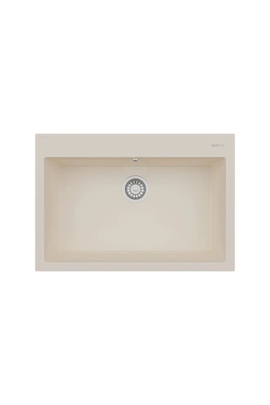 RealStone REAL STONE K03 DIDYMA 77 KREM GRANİT EVİYE ürün görseli 1