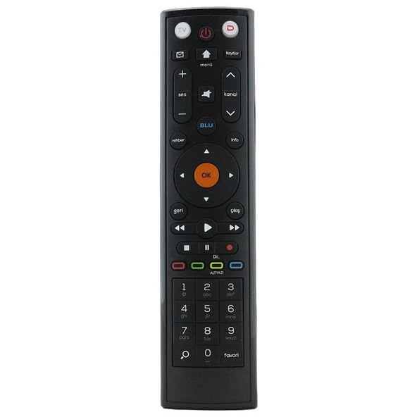 Maza-Mapp 1705 D-Smart 2017 HD Blue Uydu Alıcı Kumandası (Uzun) ürün görseli 1