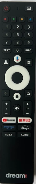 Maza-Mapp 1272 DİJİTSU Dreamstar Ses Komutsuz Android Tv Kumandası ürün görseli 1