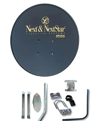 Next YE-7500M 75cm 0.60mm Ofset Kalın Mount Siyah Çanak Anten ürün görseli 1