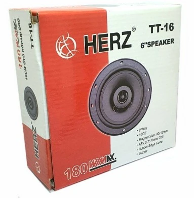 Herz TT16 180W 16 Cm Twitterlı Oto Hoparlör - Adet ürün görseli 1