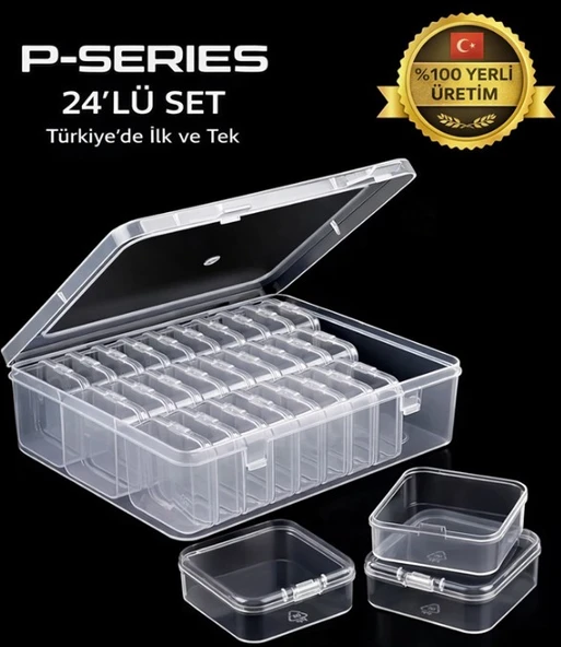 P-Serisi PS24 24 Küçük + 1 Büyük Kutu Hazır Paket Olacak - Beyaz ürün görseli 1