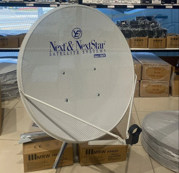 Next YE-8007 80cm 0.60mm 3 Kollu Delikli Ofset Çanak Anten ürün görseli 1