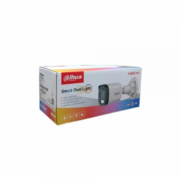Dahua DH-HAC-B1A21P-U-IL-A 2mp+3.6mm Lens+30 Metre IR Starlight Sesli Gece Renkli Smart Dual Kamera ürün görseli 1