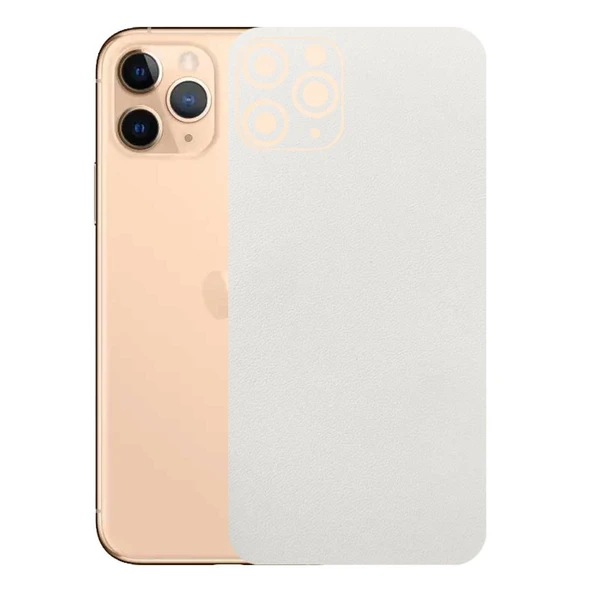 Kapps Iphone 11 Pro ile Uyumlu Bumper Serisi Premium Arka Kapak Kaplama(Kenarlar Yoktur!)  Beyaz ürün görseli 1