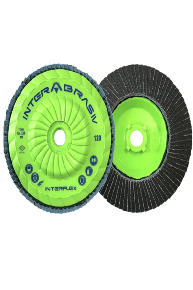 Interflex İnterfilex Sc Flap Disk Zımpara (120 Kum)  5 ADET (115mm) ürün görseli 1