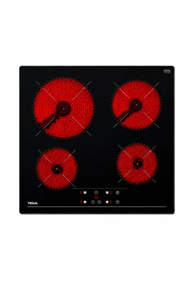 Teka TZ 6415 SİYAH VİTROSERAMİK CAM 60 CM. ANKASTRE ELEKTRİKLİ OCAK ürün görseli 1