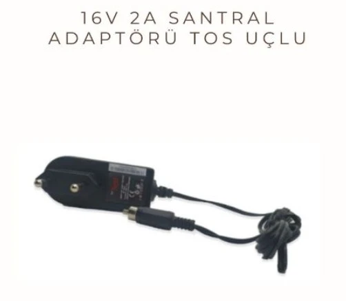 Forline AT0162V RCA 16 Volt 2 Amper Tos Uçlu Plastik Kasa Santral Adaptörü ürün görseli 1