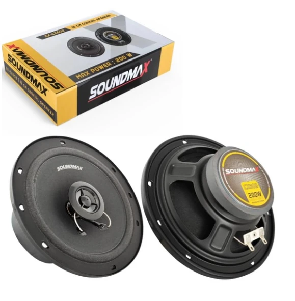 Soundmax SX-CX620 16cm 200 Watt Tweeterli Oto Hoparlör 2 Li Paket Halinde ürün görseli 1