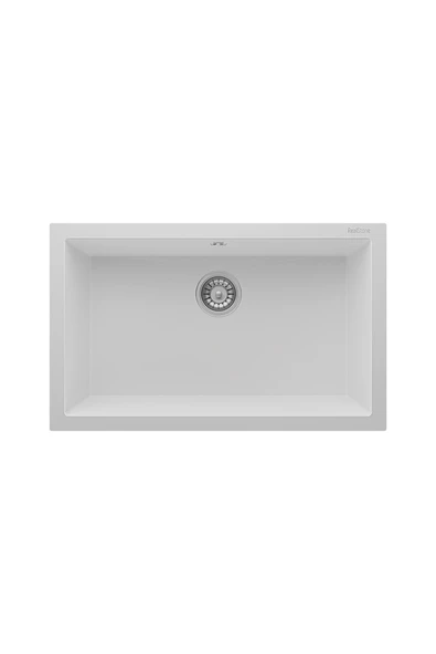 RealStone REAL STONE K13 GORDION 77 BEYAZ GRANİT EVİYE ürün görseli 1