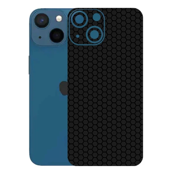 Kapps Iphone 13 Mini ile Uyumlu Bumper Serisi Premium Arka Kapak Kaplama(Kenarlar Yoktur!)  Siyah ürün görseli 1
