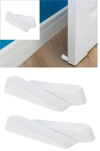 4 Adet Kapı Rampası Kapı Stoperi - Kapı Tamponu Çarpma Önleyici Set ürün görseli 1