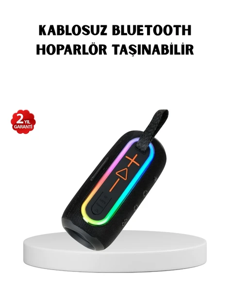Kablosuz Hoparlör – Bluetooth 5.1, Güçlü Bas ve 10 Metre Menzil ürün görseli 1