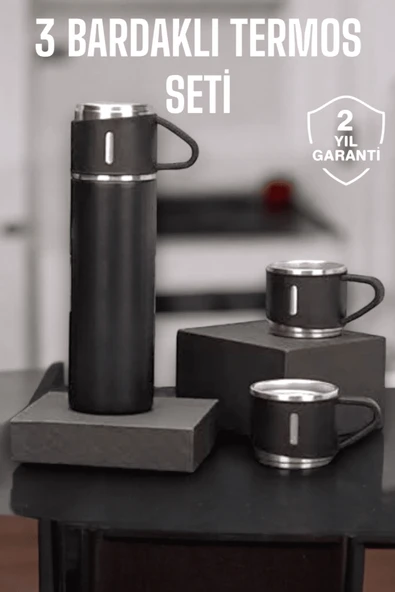 500 ml Kapasiteli Taşınabilir Basınçlı Termos Seti Günlük Kullanım için İdeal ürün görseli 1