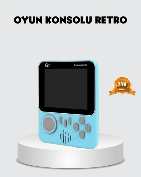 Taşınabilir Retro Oyun Konsolu – 3.5 İnç LCD, 666 Klasik Oyun, TV Destekli ürün görseli 1