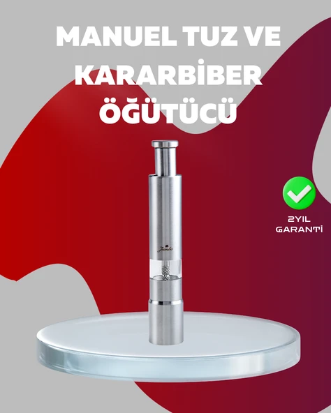 Ergonomik Tasarımlı, Nem Geçirmez Kapaklı Baharat Öğütücü ürün görseli 1