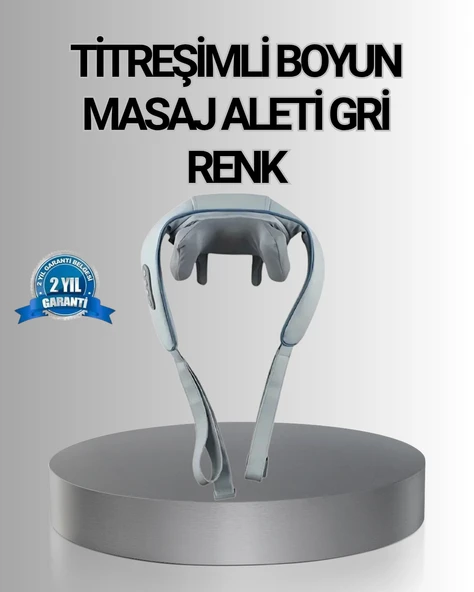 Titreşimli Boyun Masaj Cihazı Isı Terapili Şarjlı VNB-01 Ergonomik U Tasarım ürün görseli 1