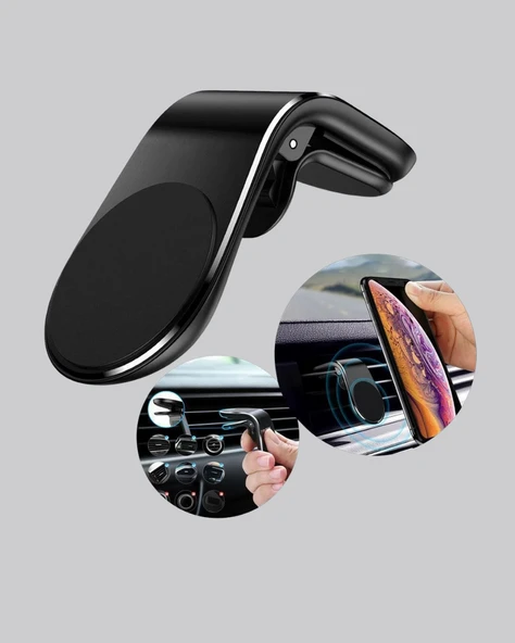 Mini Manyetikli Araç Telefon Tutucu - Resim 2