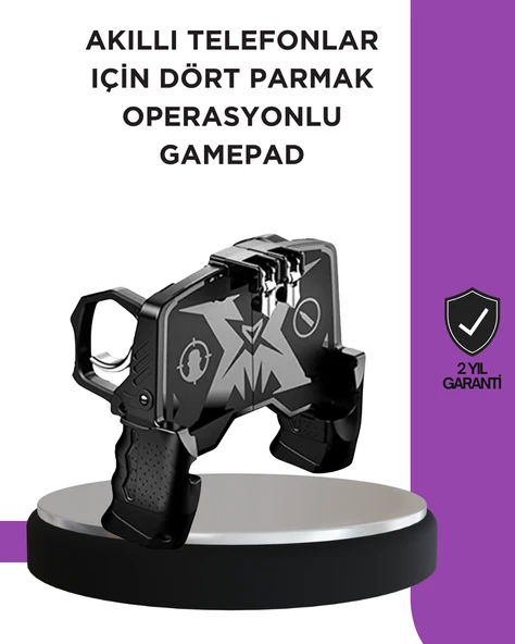 Tetikli Mobil Gamepad Ergonomik Kavramalı Oyun Aparatı ürün görseli 1