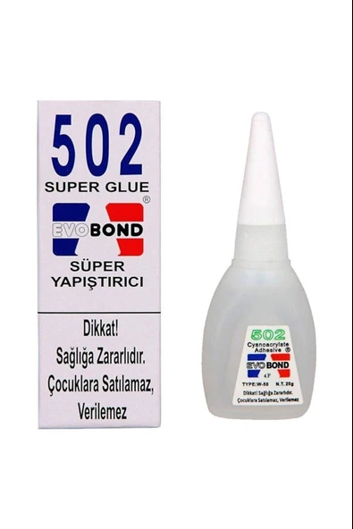 EvoBond 502 Japon Yapıştırıcısı Süper Glue 20 Gr ürün görseli 1