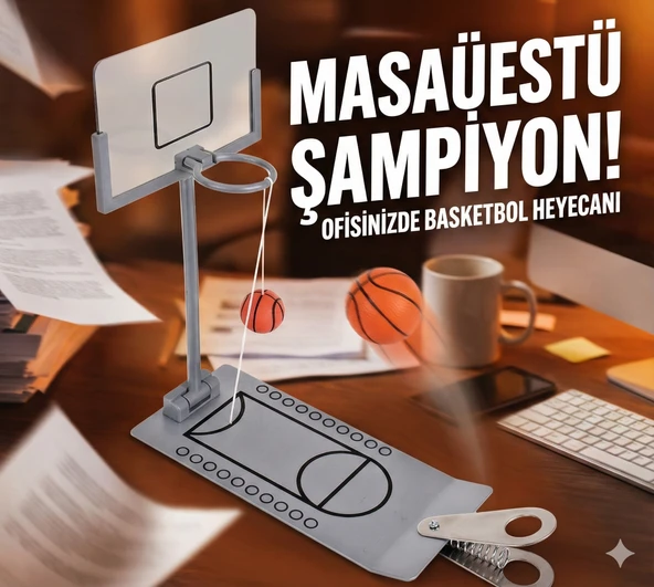 Masaüstü Metal Basketbol Oyunu ürün görseli 1