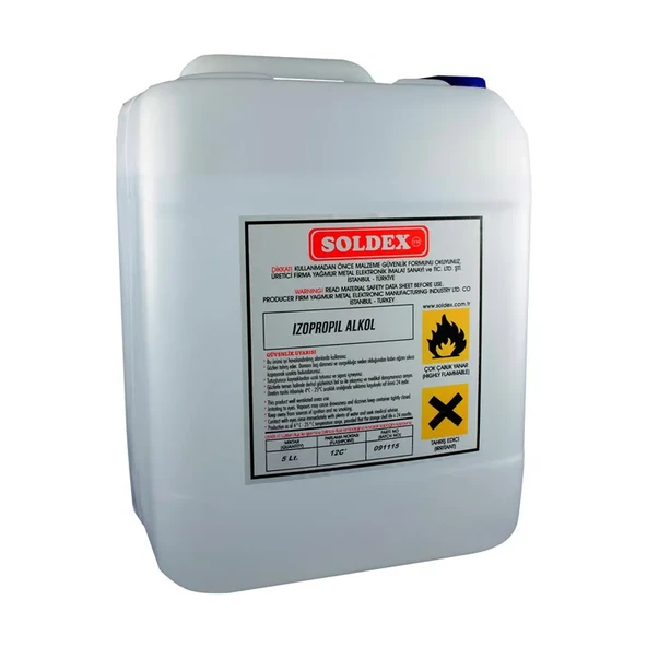 Soldex İzopropil Alkol 20 Lt - %99,9 Saf İPA ürün görseli 1