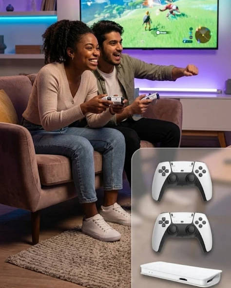 M15 Retro Konsol – 20.000 Oyunlu, Çift Gamepadli, 4K HDMI ürün görseli 1