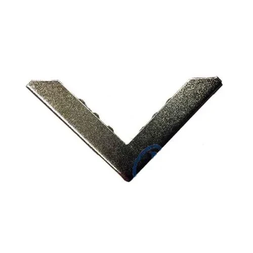 Kitap, Kapak, Menü, Albüm Köşesi, Büyük - 23x40mm, Nikel, 10 Adet ürün görseli 1