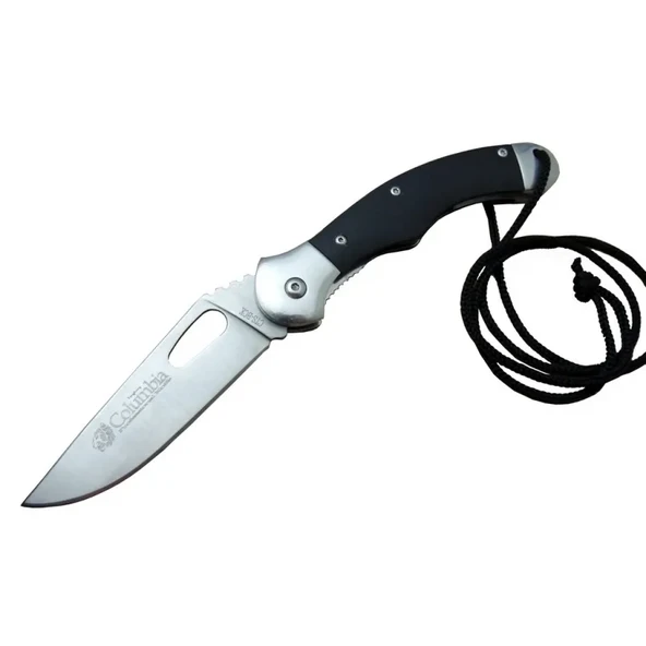 Columbia Spay CTS-BCK Outdoor Çakı 21 cm - Siyah G10 Sap, Manuel, İpli ürün görseli 1