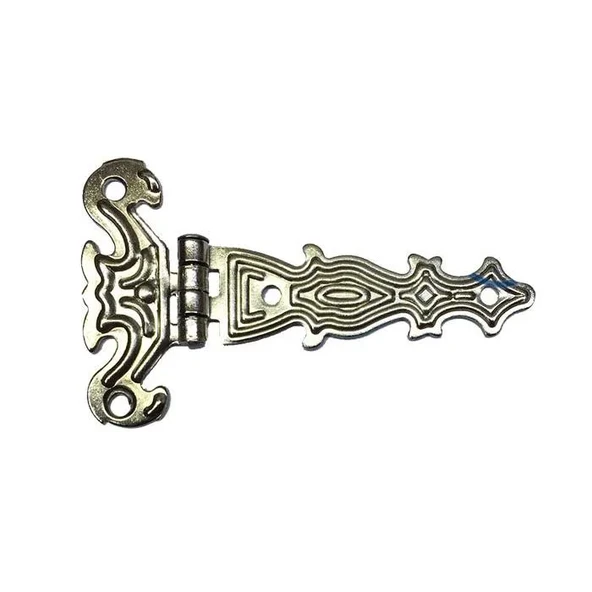 Dekoratif, Sac Tek Kuyruklu Menteşe - 40x68 mm, Küçük, Nikel, 1 Adet ürün görseli 1