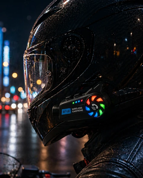 Kask Üstü Kamera Bluetooth Müzik ve Çağrı Özellikli Geniş Açılı Lens ürün görseli 1