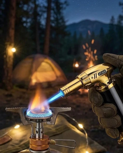 Çok Amaçlı Torch Pürmüz Çakmak Kamp Mutfak Hobi Kullanımlı ürün görseli 1